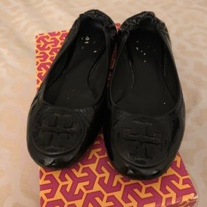 Tory Burch Patent Reva Ballet Flat